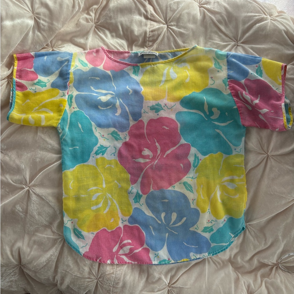 Vintage Lucky Winner Hawaiian Shirt Size M
